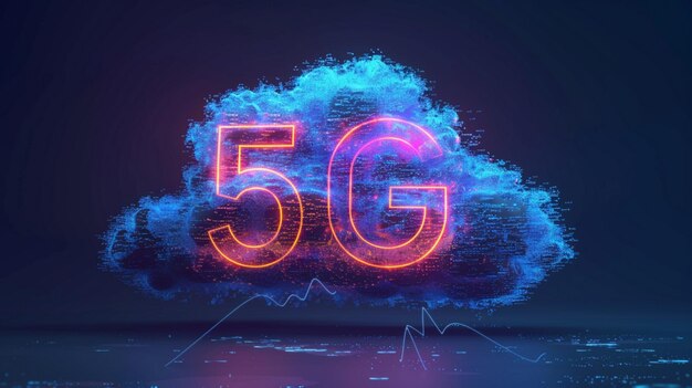 Foto 5g-netwerktechnologie gegenereerd door ai