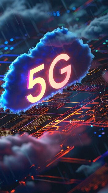 Foto 5g-netwerktechnologie gegenereerd door ai