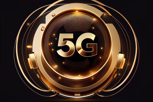 Иллюстрация подключения к сети Wi-Fi сети 5G