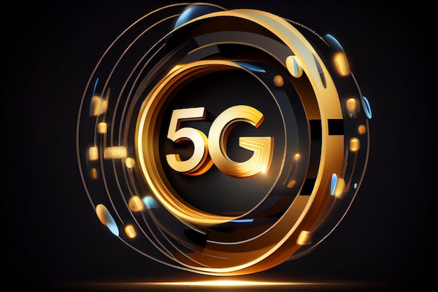 5G Network Wireless internet Wifi Connection Illustration