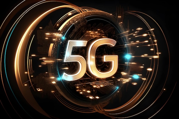 5G technologie concept achtergrond