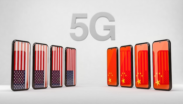 5g-technologie tussen de verenigde staten en china