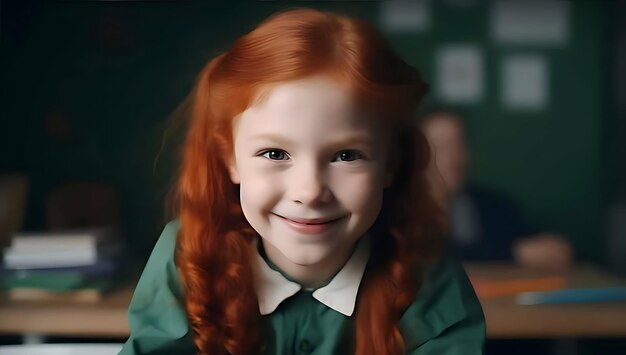 5yearold girl redhead