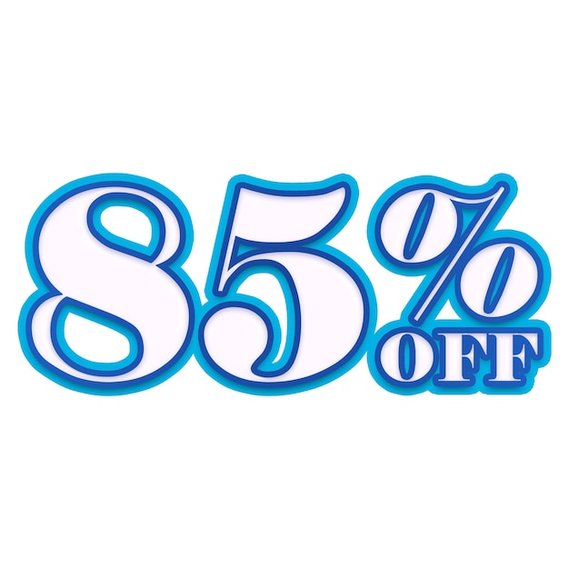 60 Percent Discount Offers Tag with Milk Design