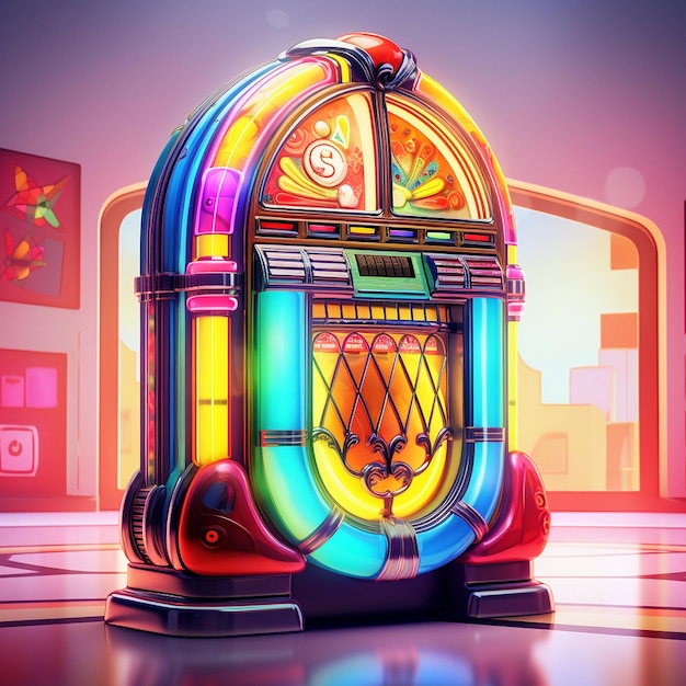 70s Jukebox colorful