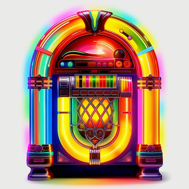 70s Jukebox colorful