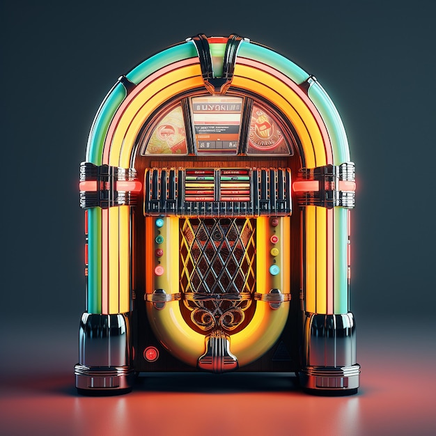 70s Jukebox colorful