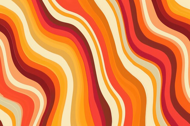 70s squiggly pattern