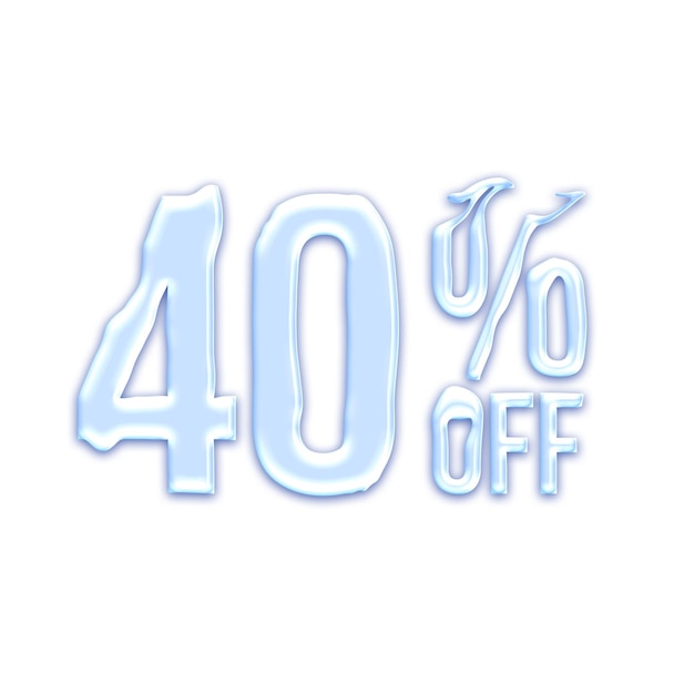 Photo 75 percent discount offers tag with water style design