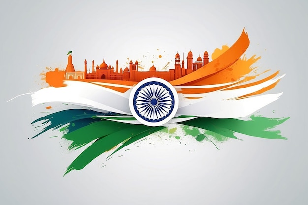 Photo 75th india republic day celebration logo