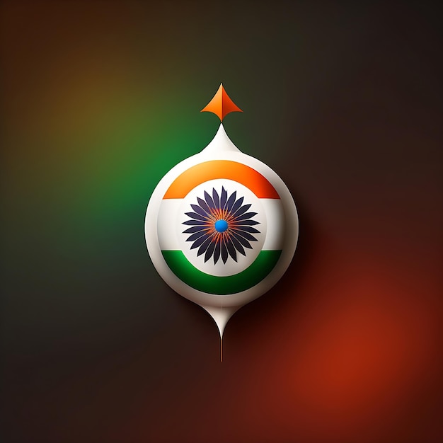 76 year Happy independence day Indian Template Design Illustration design