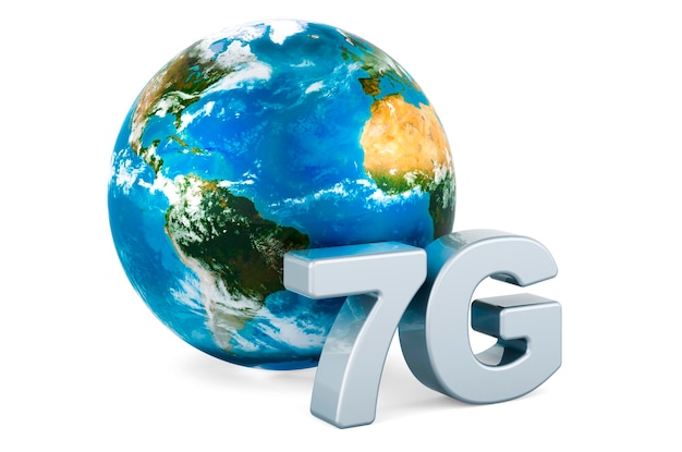 7G global concept 3D rendering