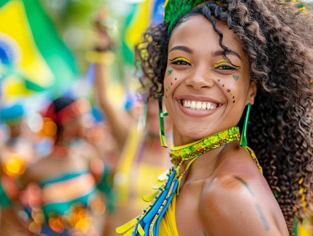 7th setember independence day of brazil billboard poster social media template design