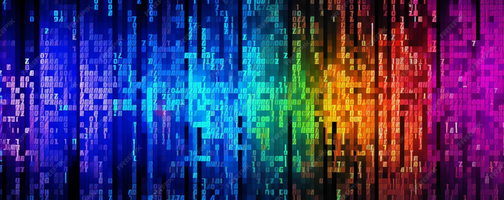 Premium AI Image 8 Bit Number Colorful Background premium-ai-image-8-bit-number-colorful-background