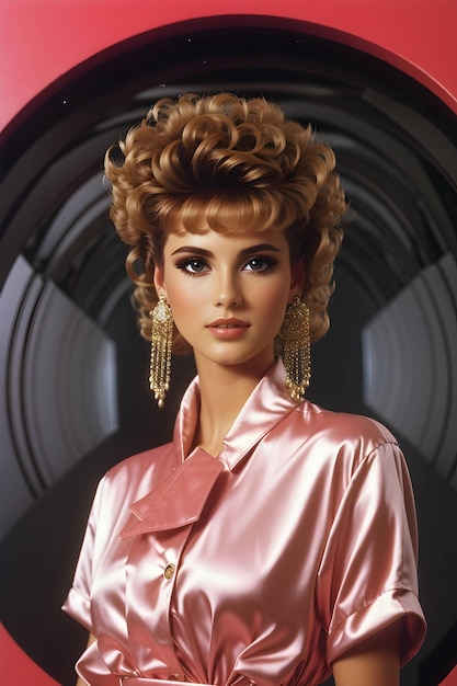 80s Fashion Woman Model