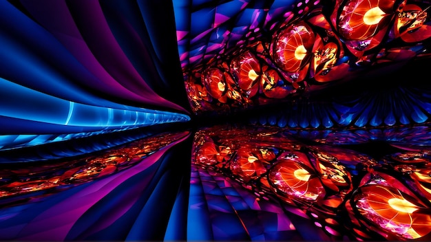 8k abstracte achtergrond veelkleurige 3D rendering abstracte kleurrijke abstracte illustratie
