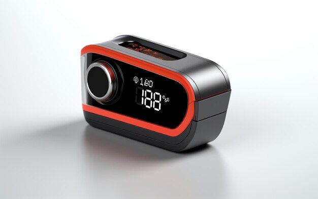 8K Realism of a Pulse Oximeter on a White Background