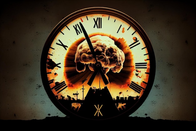 90 Seconds to Midnight The Doomsday Clock의 똑딱거리는 핵전쟁 배경 Generative AI