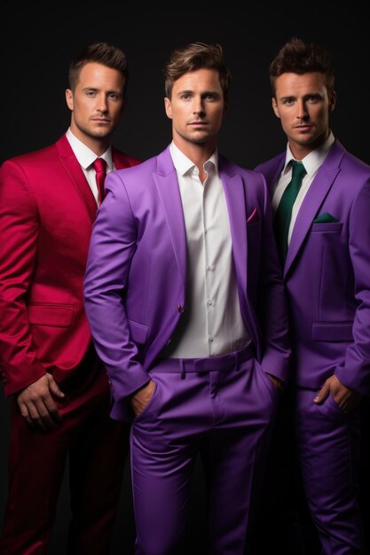 Premium AI Image 90s Boyband Tribute Band Performing Iconic Pop Hits premium-ai-image-90s-boyband-tribute-band-performing-iconic-pop-hits