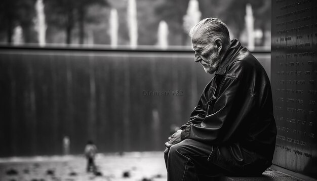 911 memorial day photography Sadness and craving September 11 Patriot Day Emotional photoshoot