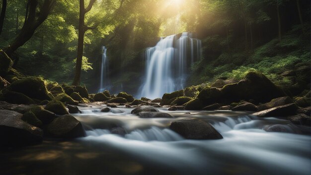 写真 美しい自然に囲まれた小さなの素晴らしい写真