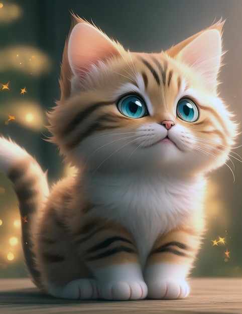 a_awesome_cute_cat_animation Ai 생성