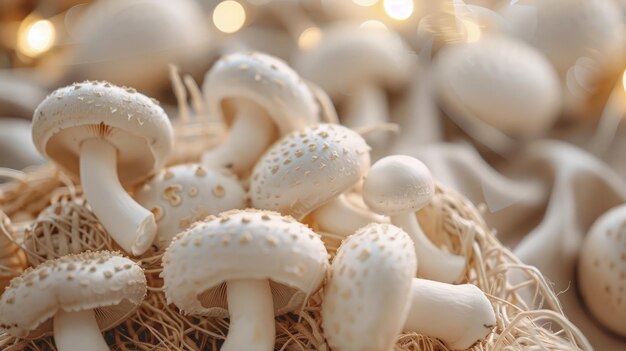 Фото Корзина с белыми грибами.