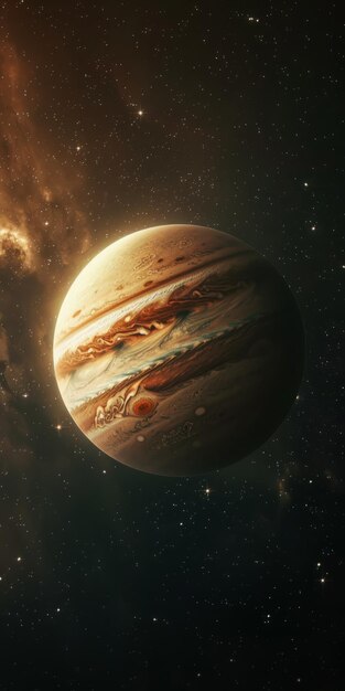 Фото Прекрасный космический снимок планеты юпитер