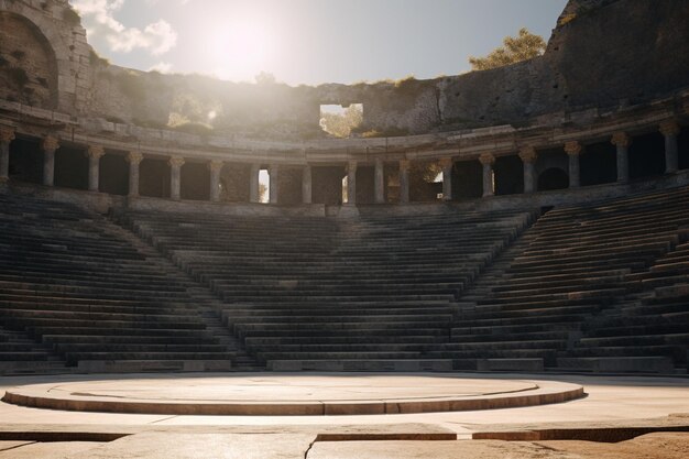 写真 古代ギリシャ アンフィシアター