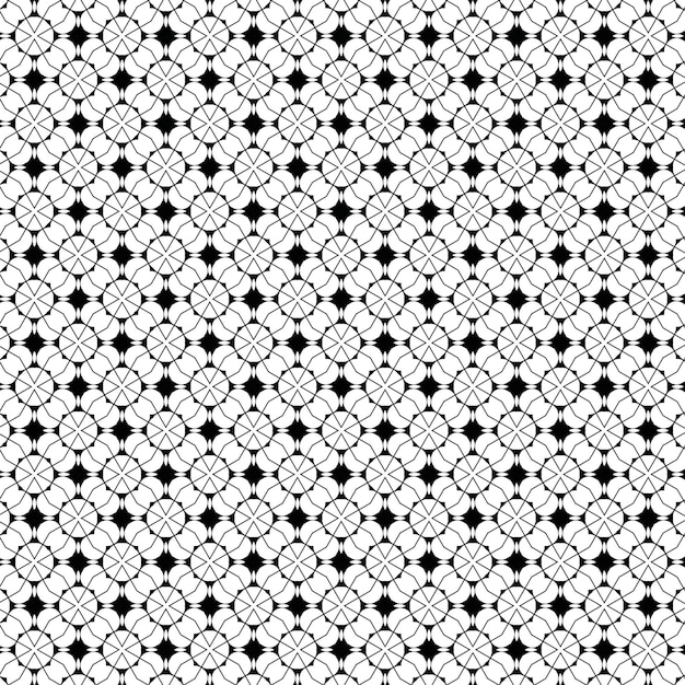 사진 기하학적 디자인의 흑백 패턴.