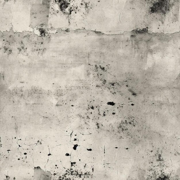 Фото Черно-белое фото стены с черно-белым изображением стены с шероховатой текстурой.