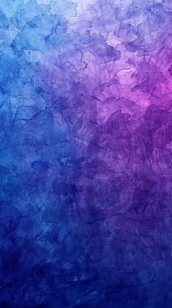 Фото Синяя и фиолетовая акварельная текстура фона