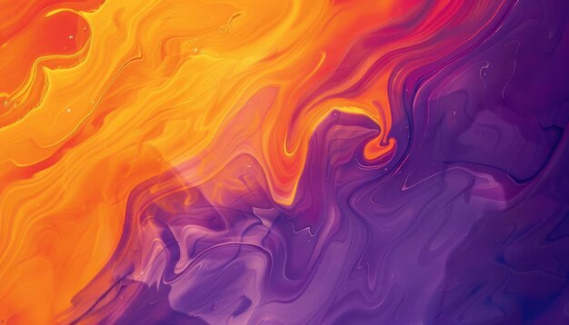 写真 鮮やかなオレンジ色から王室の紫色までの大胆なグラデーションが 創造的なエネルギーと情熱を象徴しています