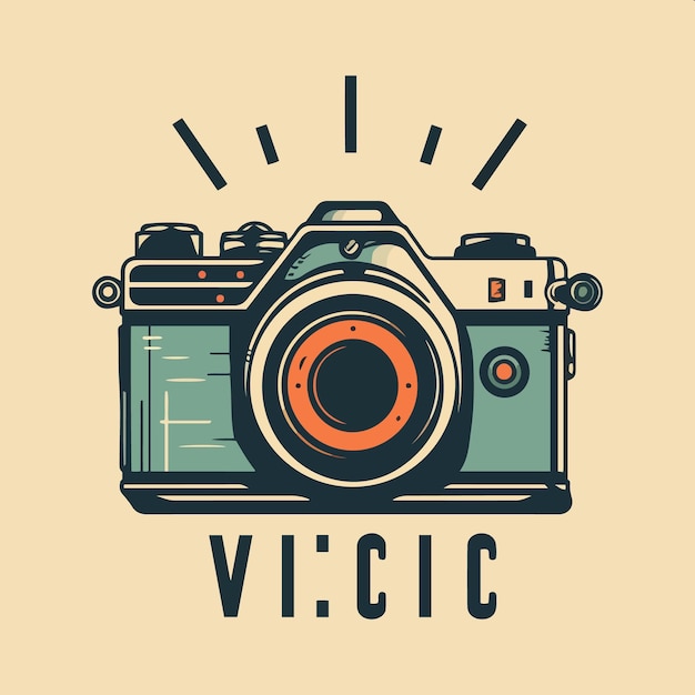 写真 「vic」という文字が入ったカメラ