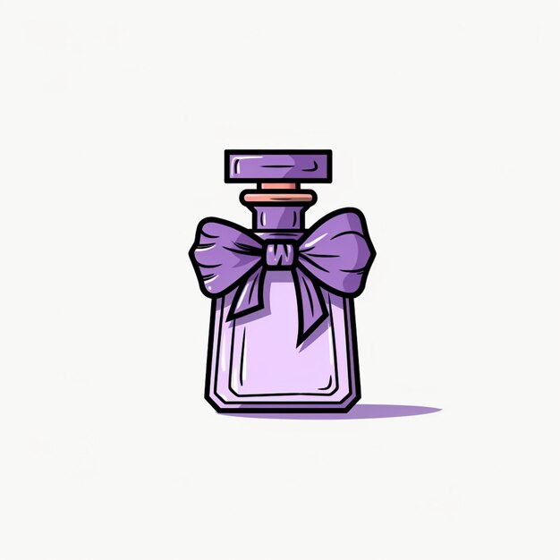 写真 バウ・ジェネレーティブ・アイの香水のボトルの漫画画像