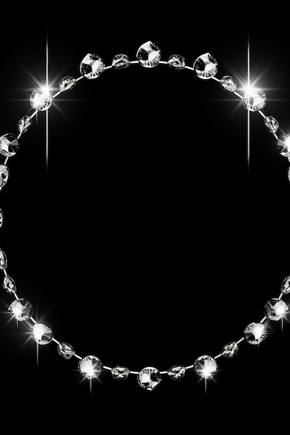 사진 검은색 바탕 에 있는 다이아몬드 의 원