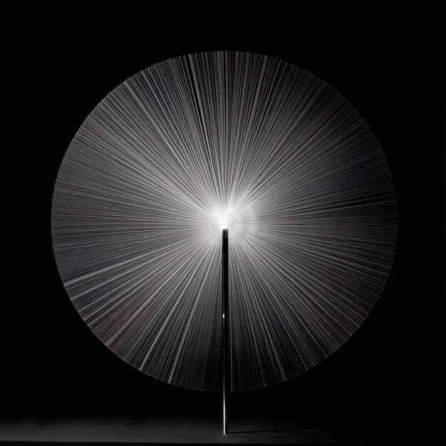 Фото Круг со светом, сияющим через него
