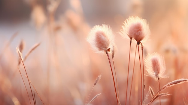 写真 草の中の花束のクローズアップ