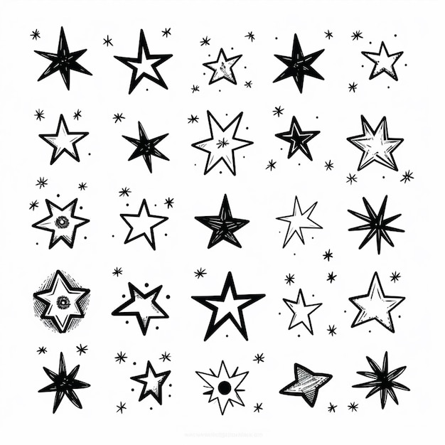 사진 ⁇ 색 배경 에 있는 별 들 의  ⁇ 어리 의 클로즈업