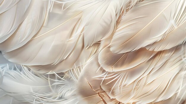 Фото Крупный план перья на белом фоне