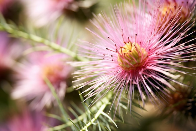 写真 花や植物の束の写真のクローズアップ