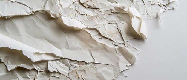Фото Крупный план листа бумаги на стене