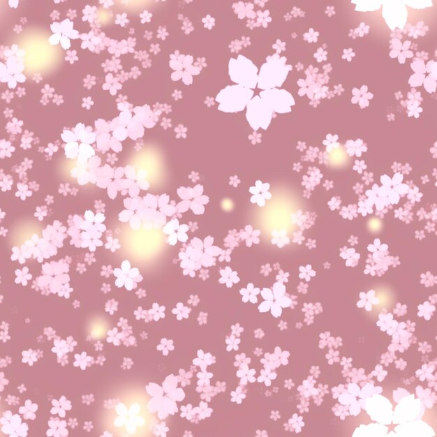 写真 白い花と蝶のピンクの背景のクローズアップ