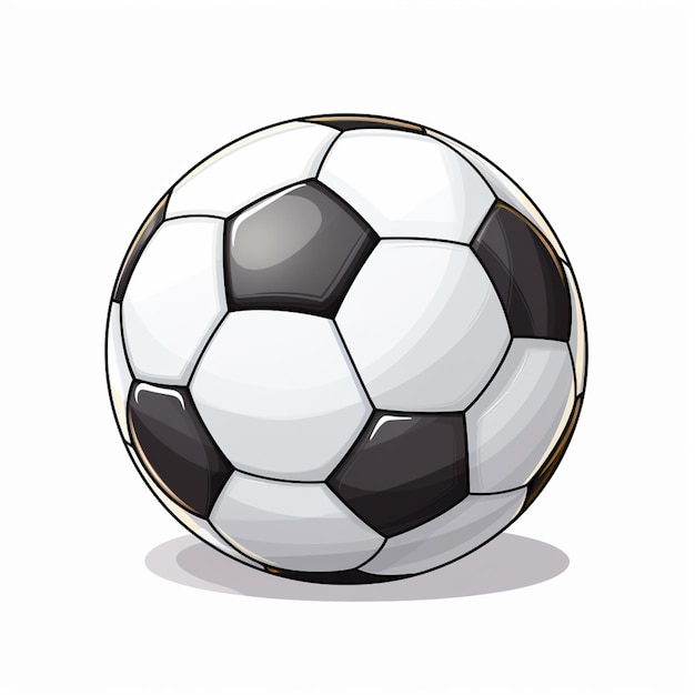 Фото Крупный план футбольного мяча на белом фоне