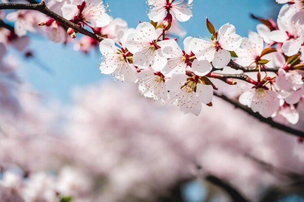 写真 ピンクの花をかせた木のクローズアップ