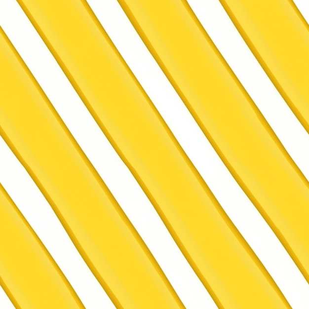 写真 黄色と白の縞模様の背景の生成 ai のクローズ アップ