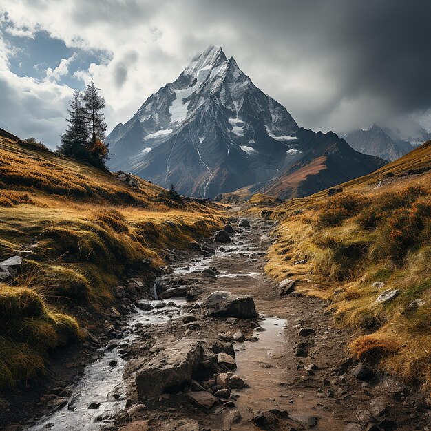 a_close_up_photo_of_the_start_of_a_mountain_path_at_the