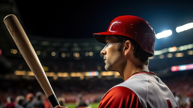 Foto a_close_up_rear_view_of_a_professional_male_baseball