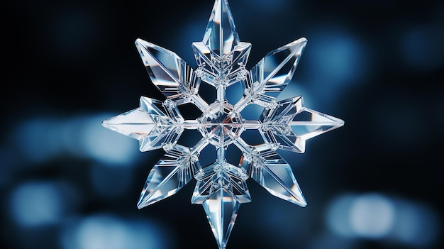 A_closeup_shot_of_a_delicate_glass_snowflake_ornament