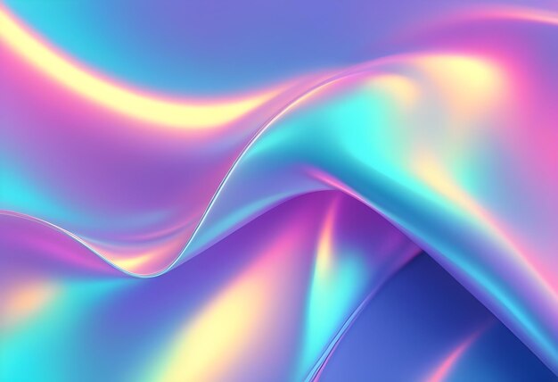 Фото Красочный абстрактный фон с радужной цветной волной